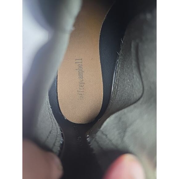 Jeffrey Campbell Combat Boots Platform Chunky Womens 9 Winter Fall Army Green - Picture 6 of 10